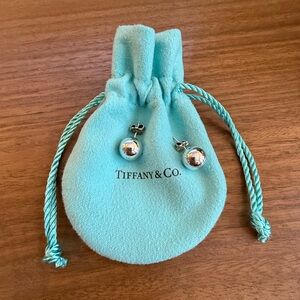Tiffany & Co. Sterling Silver Stud Ball Earrings